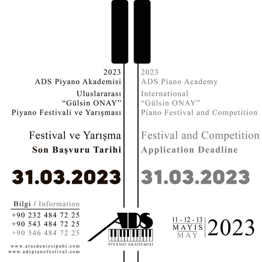Festival ve Yarışma İçin Son Başvuru Tarihi 31.03.2023
